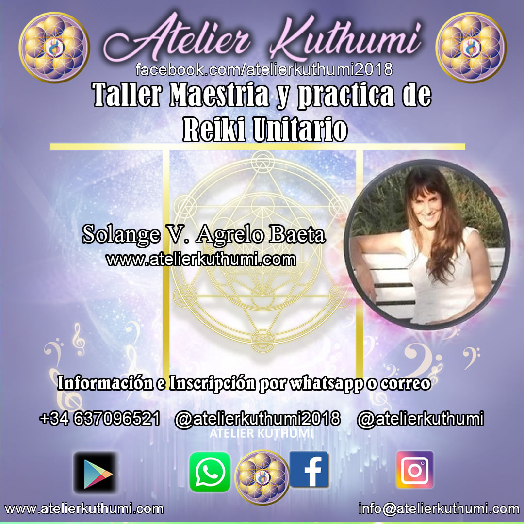Taller Maestria y practica de Reiki Unitario